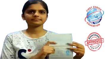 Jaspreet Kaur Canada Study Visa for SDS college